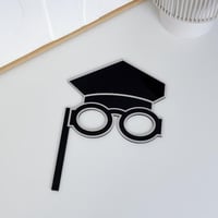 نظارة تخرج - اكريليك ساده