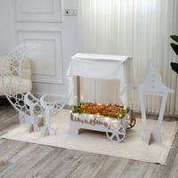 عربة صينية+ ديكورات رمضانية فاخرة