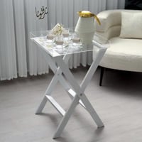 طاولة خدمة أبيض