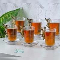 6 قطع تعليقة اكواب عيد سعيد | ذهبي