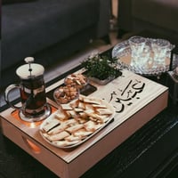 عرض 3 صواني خشبية