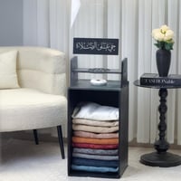 منظم سجاد ومبخرة - أسود