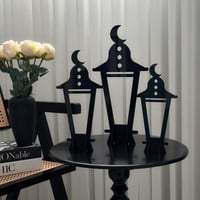 فوانيس رمضان 3 قطع أسود