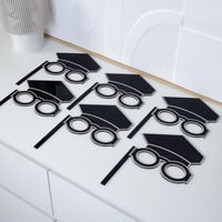 6 نظارات تخرج - اكريليك