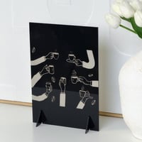 لوحة ركن القهوة