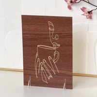 لوحة ركن القهوة