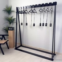 استاند عبايات (أسود)مع 10معلاق اسود