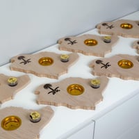 10 مباخر + 10 علب بخور خريطة السعودية