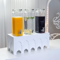 ميني طاولة تقديم أبيض