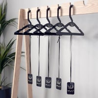 معلاق ملابس (أسود) 5 قطع