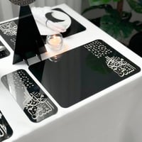 حامل صحون وملاعق أسود