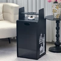 منظم سجاد ومبخرة - أسود