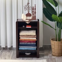 منظم سجاد ومبخرة وحامل مصحف- بني