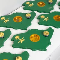 10 مباخر + 10 علب بخور خريطة السعودية