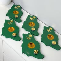 5 مباخر + 5 علب بخور خريطة السعودية