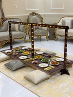 طاولة رمضانية فاخرة - مضيئة