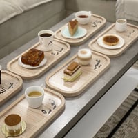 عرض (6) صواني خشبية