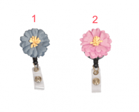 Textile Flower Badge Holders