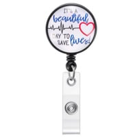 Save Lives Badge Holder