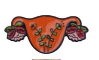 Flowered Uterus Pin