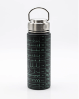 Heartbeat & ECG STEEL BOTTLE 500 ML