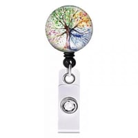 Colored Tree Badge Holder