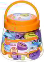 برايات ملونة شكل توليب 40 حبة