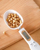 ميزان ملعقة إلكترونية للمطبخ - لون أسود