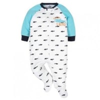 شبك ولادي اكمام Fish قطن عضوي ماركة Gerber