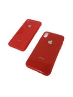 كفر ايفون زجاج أحمر Red glass case