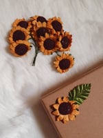 ورد دوار الشمس صناعي 10 وردات