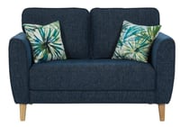 كنب مقعدين West أزرق