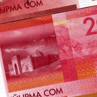 قرغيزستان فئة 20 سوم أنسر اصدار قديم