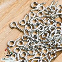 186 - مسمار للاكسسوارات 10 ملم فضي