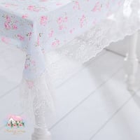 6196 مفرش طاولة ريفي مميز بشكل مستطيل