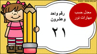 عرض بور بوينت للاطفال عن الارقام جاهز مميز رقم 21