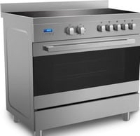 طباخ قائم ميديا سيراميك 90*60 سم 5 عيون كهربائي صن...