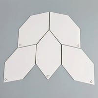 لوح خشب MDF شكل 4 مقاس 15*30 سم (5 حبة)