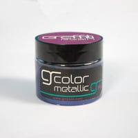 626 - ميتلك أزرق Graffiti Resin Metallic River Blu...