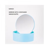 علبه تنظيم مع مرآة - دائري