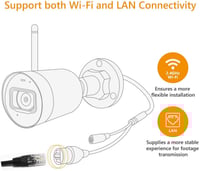 كاميرا مراقبة دهوا G42N واي فاي خارجية بدقة 4 ميجا...