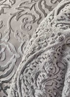 طقم مفارش عرائس كينج سايز Camilla فضي