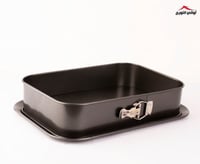 صينية لخبز الشيز كيك مع قاعده قابله للفتح ( مستطيل...