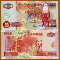 زامبيا فئة 50 كواشا أنسر اصدار قديم
