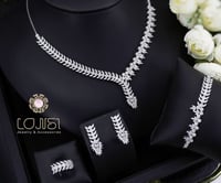 طقم فخم للمناسبات فضة عيار 925