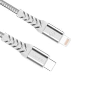 وصلة تايب سى ايفون قماش معتمد من ابل طول 1 متر ابي...