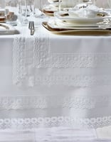 طقم مفارش طاولة Rosy Gold لون سكري