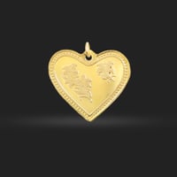 سبيكة بتعليقة ذهب عيار 24 بوزن 5 غرام قلب ديوان ال...