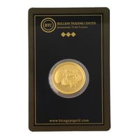 جنيه ذهب أنكل سكروج عيار 24 بي تي سي بوزن 8 غرام