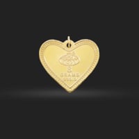 سبيكة بتعليقة ذهب عيار 24 بوزن 8 غرام قلب ديوان ال...
